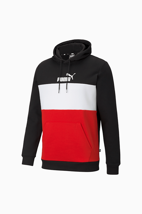 Puma essential fleece hoodie clearance